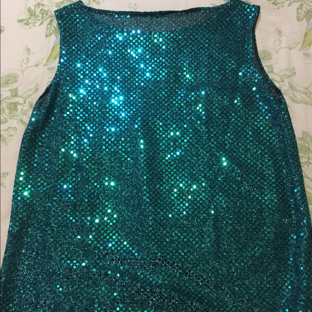 Sparkle blue top